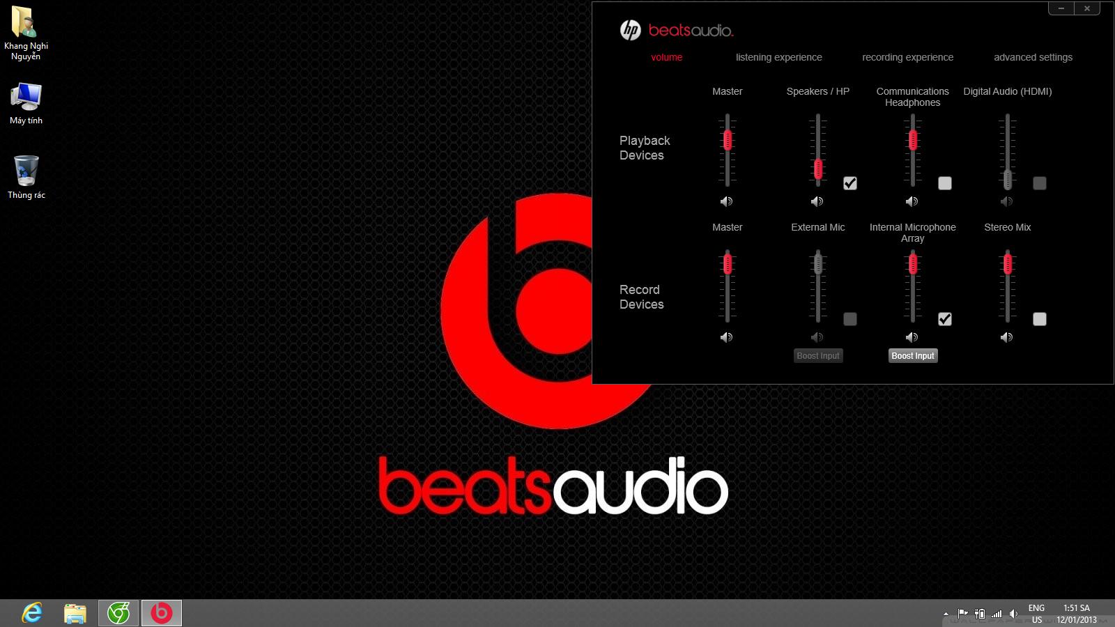 hp beats audio software windows 10